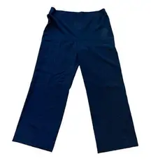 NEW Akris Punto Women’s Navy Fleece Wool Trouser Pants