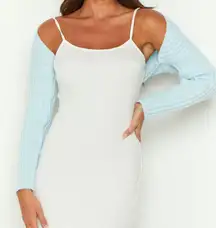 Blue Knit Bolero