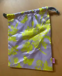 Satin  Drawstring Makeup Bag