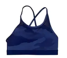 Aerie blue camo sports bra