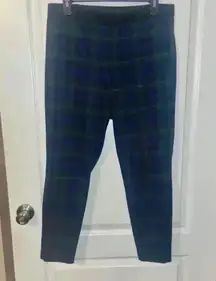 Talbots Tartan‎ plaid soho ankle pants 14p