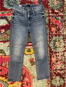 MOTHER Denim Midrise The Dazzler Ankle 26