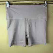 Set‎ Active Womens Bike Shorts Size Large Pale Pink Activewear Performance Yoga