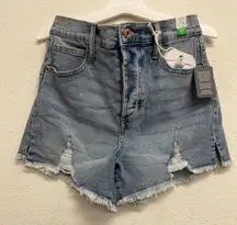 Re Generation Beach Ultra High Rise Boyfriend Shorts