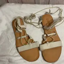 NWOT l space by coco belle lace up sandals