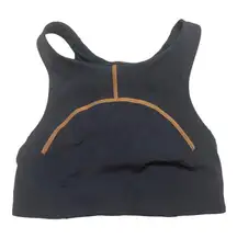 Lululemon Sports‎ Bra High Neck Racerback Athletic Workout Top Black Size?