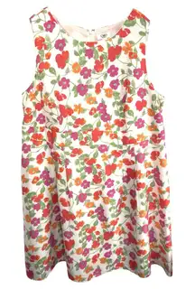 Cato Plus Size 22W Dress Pink White Floral A Line Sleeveless Midi Easter 577‎
