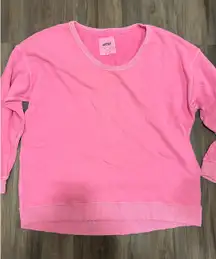 Aerie Pink Crewneck Oversized
