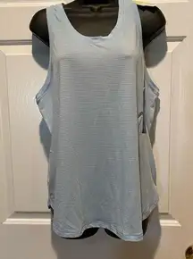 All in motion powder blue tank top size large