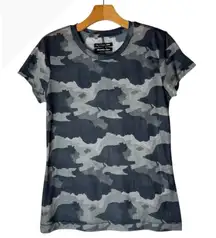 Rag & Bone Intermix Shirt Women Small Black Gray Camo Print Tee Streetwear