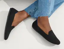 Rothy’s the loafer black flats slip on round toe flats women’s shoes