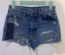GRLFRND Cindy high rise denim shorts women’s size 25