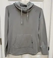 NWT Free Fly Women XL Bamboo Lightweight Fleece Pullover Hoodie Hiking Grey