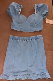 jean two piece