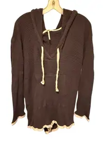 Free People Waffle Textured Hoody Shorts Romper‎