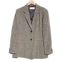 VINTAGE MAX MARA Women’s Two Button Notched Lapel Wool Blend Blazer size 14