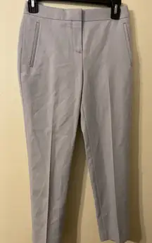 New NWT Womens Topshop Petite Straight Leg‎ Gray Slacks Dress Pants Size 0