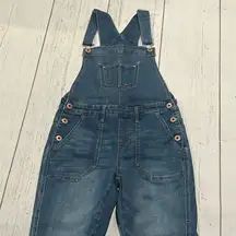 American rag blue denim overalls