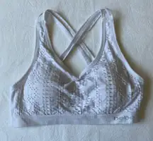 White Sports Bra