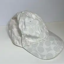 Coach‎ | White Logo Ball Cap Patterned Women's Hat