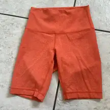 Lululemon Wunder Train High Rise‎ Short Crush Warm Coral