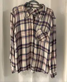 STYLE & CO. Oversized Relax Fit Shirt Sz:XL