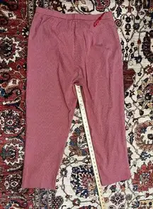 Women’s Lauren Ralph Lauren Red and White Gingham Picnic Blanket Preppy Trouser