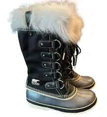 SOREL Joan of Arctic X Celebration Boots, Winter Outerwear Womens Sz 8 Black