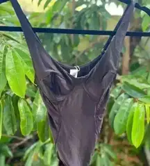 NWT Free People HAH Hot as Hell Black Bodysuit Eyes on Top Size Small $128 New