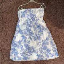 GAP Blue and White Sundress Sleeveless Resort Wear
