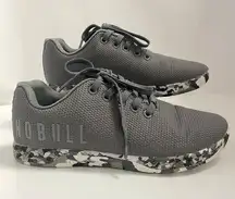 Nobull Gray Camo Sole Athletic Workout Training Running Shoes Womens Size 7.5