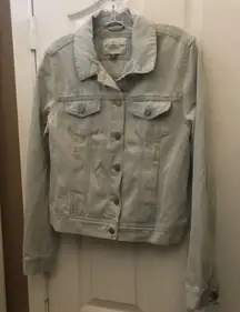 FINAL MARKDOWN Ashley vintage charm denim trucker jacket medium