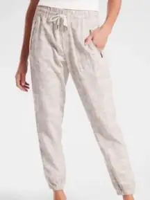 Athleta Cabo Tide Linen Jogger Pants Women’s Size 6 Style 531156
