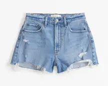 high rise mom short