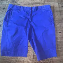 J Crew royal blue preppy vacationcore Bermuda size 2 shorts