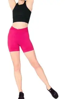 Free People Movement Free Throw Bike Shorts Passion Fruit Pink Medium M