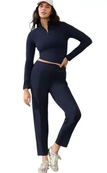 Athleta Endless High Rise Pants Navy 8