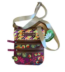 Crossbody Bag Shoulder Purse NWT Karma Bloom Multisection