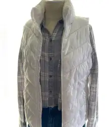 White Puffer Vest