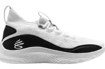 Under Armour Curry Flow 8 Zen Flow-Mens 7/women's 8.5 white/black