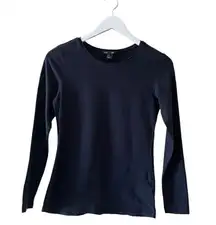 H& M Black Basic Essential Bohemian Festival Casual Simple Solid SZ S # 1369