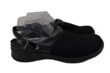 Drew Savannah Black Clogs Mule SlipOn Slingback Loafer Lagenlook Shoes 12 Narrow