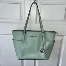 Gorgeous baby blue Michael Kors purse