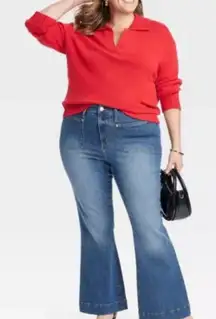 Ava & Viv High rise  Flare Jeans New 26