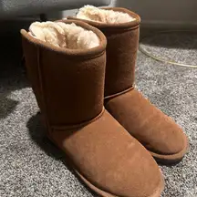 Bear Paw Cozy Brown Shearling Boots