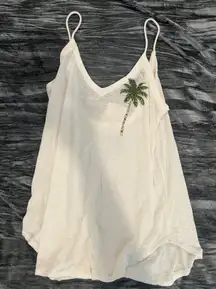 Palm Tree Tank Top Size M By