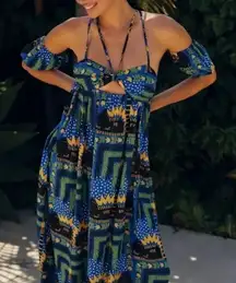 ANTHROPOLOGIE Joao Incerti Strappy Bandeau Dress Size M NEW