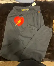 Aviator Nation Sweatpants Bolt Charcoal