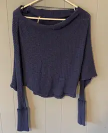Free People Waffle Longsleeve Size XS