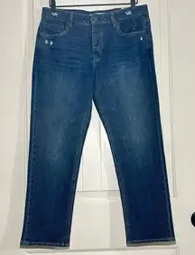 NWT Unpublished | Hayden Cropped Girlfriend Straight Leg Jeans |‎ Women's 30